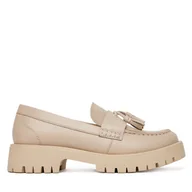 Półbuty damskie - Loafersy Sergio Bardi ARC-F1091-05SB Beżowy - miniaturka - grafika 1