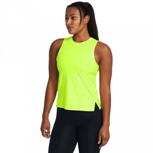 Damski top do biegania Under Armour UA Launch Elite Tank - zielony - Koszulki i topy damskie - miniaturka - grafika 1
