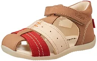 Buty dla chłopców - Kickers Sandały chłopięce Bigbazar-2, Beige Rouge, 22 EU - miniaturka - grafika 1