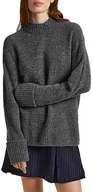 Swetry damskie - Pepe Jeans Damski sweter Denisse Perkins, Szary (Ciemnoszary Marl), L - miniaturka - grafika 1