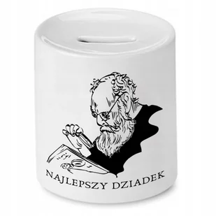 SKARBONKA DZIEŃ DZIADKA NAJLEPSZY DZIADEK PREZENT z Nadrukiem ze Zdjęciem - Skarbonki - miniaturka - grafika 1