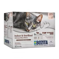 Mokra karma dla kotów - 10% taniej! Bozita mokra karma dla kotów w sosie/galarecie, 12 x 85 g - Pakiet mieszany Bozita Indoor & Sterilised,  w sosie - miniaturka - grafika 1