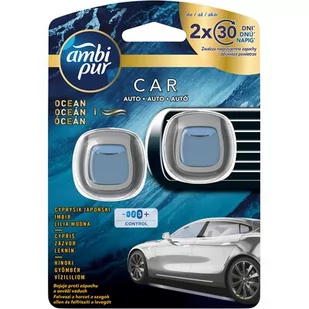 Odświeżacz do samochodu AMBI PUR Ocean (2 sztuki) - Zapachy samochodowe - miniaturka - grafika 1