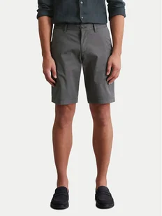 Marc O'Polo Szorty materiałowe 536 0111 15114 Szary Regular Fit - Spodenki męskie - miniaturka - grafika 1