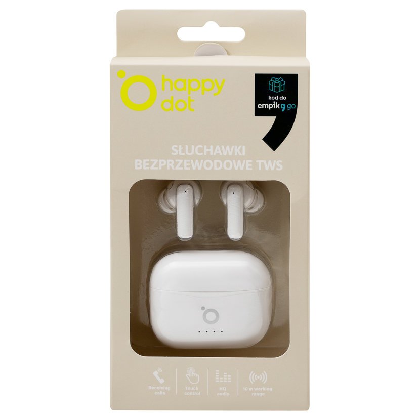 HappyDot TWS biały HDTWS-01