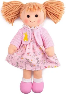 Lalka Szmacianka Ella 33 cm BJD061 Bigjigs Toys - Lalki dla dziewczynek - miniaturka - grafika 1