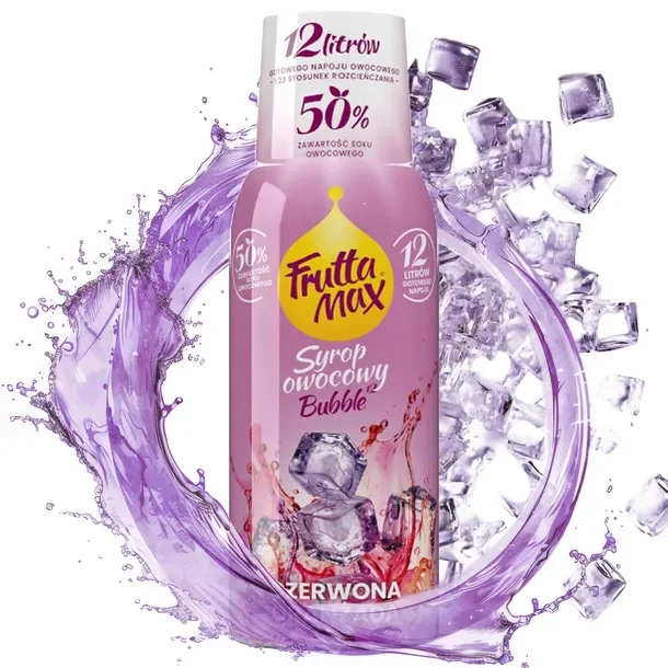 Syrop Do Saturatora Fruttamax Czerwona Oranżada 500ml Koncentrat Do 12l