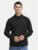 Koszule męskie - Blend Koszula 20716243 Czarny Regular Fit - miniaturka - grafika 1