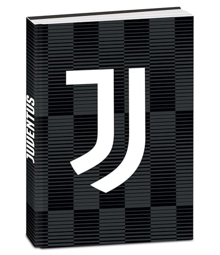Seven Juventus Standard 12-miesięczny dziennik szkolny, czarno-biały, twarda okładka z logo, oficjalny produkt, akcesoria do plecaka, chłopiec