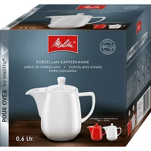 MELITTA Porcelanowy dzbanek do kawy Melitta 0,6l Czerwony 6763141 - Dzbanki i imbryki - miniaturka - grafika 2
