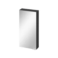 Szafki łazienkowe - Szafka łazienkowa wisząca z lustrem Cersanit Larga 40 cm antracyt S164-033 - miniaturka - grafika 1