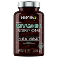 Układ nerwowy - Essensey Ashwagandha Exclusive KSM-66 Stres 90vkaps. - miniaturka - grafika 1