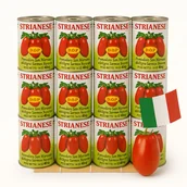 Koncentraty warzywne, przeciery - Pomidory San Marzano DOP 400g x12 sztuk - Strianese - miniaturka - grafika 1