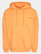 Bluzy męskie - Alpha Industries Bluza Essentials 146335 Pomarańczowy Relaxed Fit - miniaturka - grafika 1