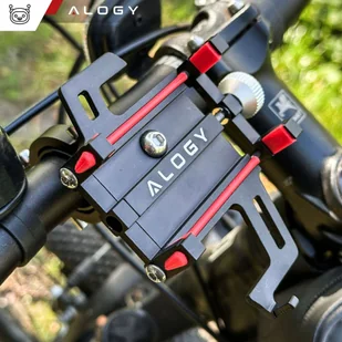 Uchwyt rowerowy na kierownicę Alogy Bike Phone Holder do telefonu 55-95mm na rower motor hulajnogę Czarny - Akcesoria do tabletów i e-booków - miniaturka - grafika 14