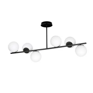 Emibig Bior lampa wisząca 6-punktowa czarna 1020/6 1020/6 - Lampy sufitowe - miniaturka - grafika 1