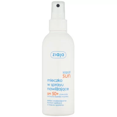 Ziaja Sopot Sun mleczko w sprayu nawilżające SPF50+ 170 ml