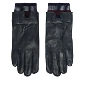 Rękawiczki - Rękawiczki Męskie Tommy Hilfiger AM0AM12830 Granatowy - miniaturka - grafika 1