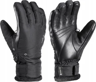 Leki LEKI RĘKAWICE Snowbird 3D Lady black 6.0 - Rękawice narciarskie - miniaturka - grafika 1