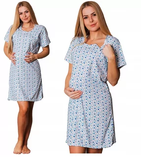 Odzież ciążowa - Koszula nocna ciążowa do karmienia na Napy M - Inna marka - grafika 1