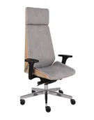 Fotele i krzesła biurowe - Fotel biurowy Moon Wood HD - Fornir dębowy - miniaturka - grafika 1