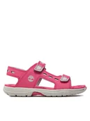 Buty dla dziewczynek - Timberland Sandały Moss Jump 2 Strap Sandal TB0A68QWEY51 Różowy - miniaturka - grafika 1