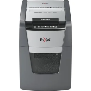 Rexel Optimum Autofeed+ 100X, (P-4), 100 Kartek, 34 L Kosz - Niszczarki - miniaturka - grafika 1