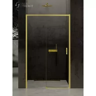 Ścianki i drzwi prysznicowe - New Trendy D-0421A DRZWI WNĘKOWE PRIME LIGHT GOLD P 100x200 CZYSTE 6mm ACTIVE SHIELD - miniaturka - grafika 1