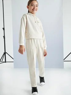 Komplet dresowy młodzieżowy dziewczęcy (bluza z kapturem + spodnie) Mayoral 7.846-24 140 cm Jasnobeżowy (8445865520249) - Dresy i komplety dla dziewczynek - miniaturka - grafika 1