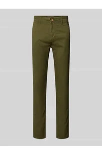Spodnie o kroju slim fit z wpuszczanymi kieszeniami i kieszeniami z tyłu model NATAN - Blend - Spodnie męskie - miniaturka - grafika 1
