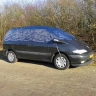 Akcesoria motoryzacyjne - Carpoint Pokrowiec na dach samochodu MPV, M, 391x188x68 cm, niebieski - miniaturka - grafika 1