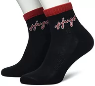 Skarpetki męskie - HUGO Męskie krótkie skarpety, czarny (Black1), 39-42 EU - miniaturka - grafika 1