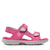 Buty dla dziewczynek - Sandały Timberland Moss Jump 2 Strap Sandal TB0A66SDEY51 Różowy - miniaturka - grafika 1