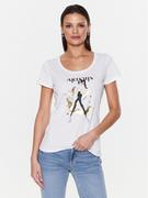 Koszulki i topy damskie - Liu Jo T-Shirt WA3288 J5923 Biały Regular Fit - miniaturka - grafika 1