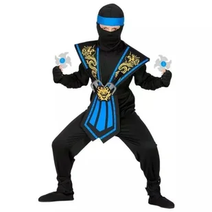 Niebieski kostium ninja - 116, wiek 4 - 5 lat - Stroje karnawałowe - miniaturka - grafika 1