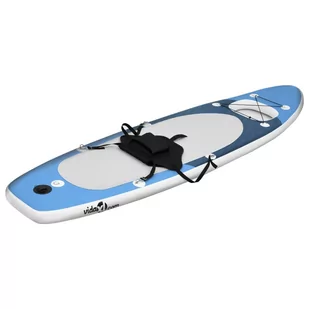 Nadmuchiwana deska SUP z akcesoriami, błękitna, 300x76x10 cm Lumarko! - Deski SUP i akcesoria - miniaturka - grafika 3