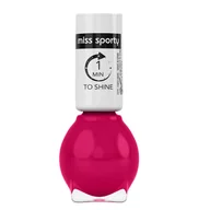 Lakiery hybrydowe - Miss Sporty 1 Minute to Shine lakier do paznokci 123 7ml - miniaturka - grafika 1