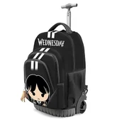 Plecaki - Wednesday Cute -Plecak na Kółkach GTS FAN, Szary, 32 x 47 cm, Pojemność 39 L - miniaturka - grafika 1