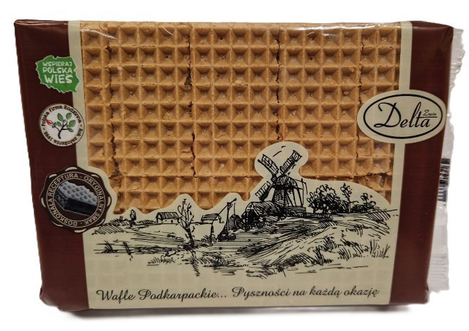 DELTA WAFLE Z KREMEM PISTACJOWYM + KARDAMON 450G
