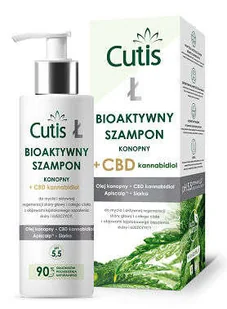 Cutis Ł Szampon Konopny Na Łuszczycę - Szampony do włosów - miniaturka - grafika 1