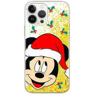 Etui płynny brokat do Apple IPHONE XS MAX Disney: Mickey 041 oryginalne i oficjalnie licencjonowane, Złoty - Etui i futerały do telefonów - miniaturka - grafika 1