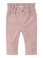 Spodenki dla niemowląt - name it Spodnie "Rose" w kolorze jasnoróżowym - miniaturka - grafika 1