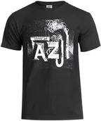 Koszulki męskie - koszulka SZTYWNY PAL AZJI - EUROPA I AZJA (BLACK-WHITE)-S - miniaturka - grafika 1