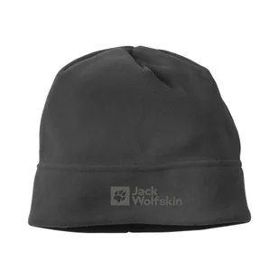 Czapka polarowa Jack Wolfskin REAL STUFF BEANIE slate - ONE SIZE - Czapki męskie - miniaturka - grafika 1