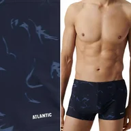Kąpielówki męskie - KĄPIELÓWKI MĘSKIE Atlantic Bokserki Kąpielowe Dopasowane Szybkoschnące - XL - miniaturka - grafika 1