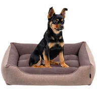 Legowiska dla psów - Legowisko Dla Psa Duże M Dwustronne Dwukolorowe Rozbieralne Sofa 80X60 Cm - miniaturka - grafika 1