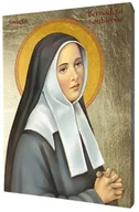 Ikony i obrazy sakralne - Ikona złocona Święta Bernadetta Soubirous - miniaturka - grafika 1