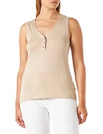 Koszulki i topy damskie - Morgan Koszulka damska, beżowy, M - miniaturka - grafika 1