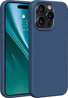 Etui i futerały do telefonów - TelForceOne Nakładka Etteri Silicone Case do iPhone 15 Pro Max 6,7" ciemnoniebieska - miniaturka - grafika 1