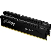 Pamięci RAM - Kingston Fury Beast, DDR5, 64 GB, 6000MHz, CL36 (KF560C36BBEK2-64) - miniaturka - grafika 1